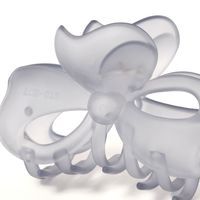 リボンくもりバンスクリップ ブルー LAKOLE/ラコレ