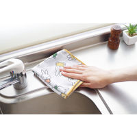 ミッフィー miffy 70周年 アイテム マイクロファイバー ふきん 30×30cm 1パック（3枚入）オカトー