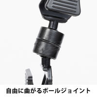 伊藤忠リーテイルリンク クリップホルダー ミニホルダー付　ブラック V0904ーBK 1袋（10個入） オリジナル