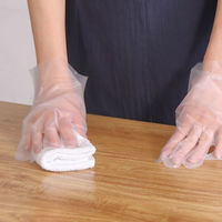 【使いきり手袋】 厚手ポリエチレン手袋110μ 外エンボス S SHG-S 1箱（100枚入）（わけあり品）