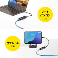 サンワサプライ  USB Type-CーHDMI変換エクステンダー（4K対応） VGA-EXHDC（直送品）