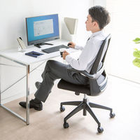 サンワサプライ メッシュチェア 肘跳ね上げ式 テレワーク・在宅勤務チェア ブラック SNC-ASNET7BK 1脚 オフィスチェア ウレタンキャスター（直送品）