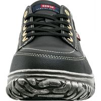 フェアストーン EDIWN 鋼鉄製先芯入 キックバック セーフティーシューズ esm104 BLACK 27.0cm　1足（直送品）