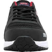 フェアストーン EDIWN 鋼鉄製先芯入 キックバック セーフティーシューズ esm252 BLACK 26.0cm　1足（直送品）