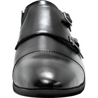 EDWIN メンズ ブラックビジネスシューズ モンクストラップ edm005 27.0cm 1足（直送品）