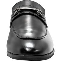 EDWIN メンズ ブラックビジネスシューズ ビットローファー edm006 26.5cm 1足（直送品）