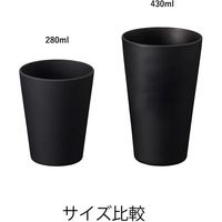 【店舗用品】 服部　バンブータンブラー　430ml　TS-1408-025-4　カーキ　1セット(4個入)　（直送品）