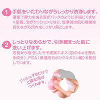 サラヤ ホイップウォッシュ 泡ハンドソープ ピーチの香り 500mL 1本