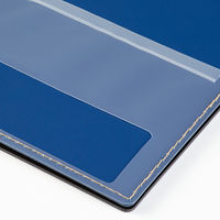 セキセイ A4クリップファイル縦 回覧板 ネイビーブルー FB-2088-15 1冊