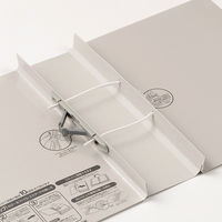 セキセイ のび~るファイル エスヤード PP貼り A4S 2穴 グレー 最大収納枚数1000枚 AE-50FP-62 1冊