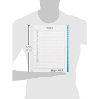 ライオン事務器 ファイル用 ABC見出し A4 13681 1冊