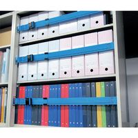 エスコ 1500mm スチール棚用耐震ベルト(両面テープ止 EA979CP-150 1セット(3本)（直送品）