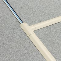 エレコム 床用モール Ｔ型分岐 LD-GAT57A 75mm　1個（直送品）