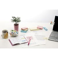 ジョインテックス ふせんBOX 75×127mm黄*2箱 P406J-Y10　1セット（直送品）