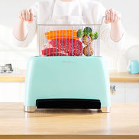 BLAUD 縦型ヘルシーオーブン調理器　テングリル　ミント TGJ19-G10(M) 1台（直送品）