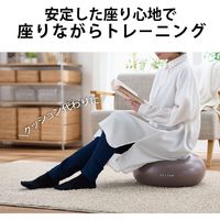 バランスボール 45cm ドーナツ型 高耐久 空気ポンプ付 グレー HCF-BBDMGY エレコムヘルスケア 1個