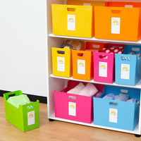 ナカバヤシ セラピーキッズカラー ファイルボックス A4ワイド ピンク フボ-TCW4KP