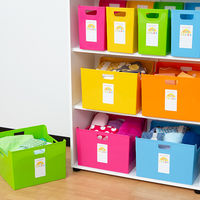 ナカバヤシ セラピーキッズカラー ファイルボックス A4ダブル ブルー フボ-TCW5KB