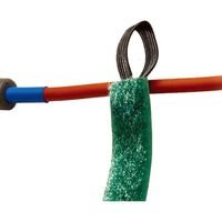 RIP-TIE（リップタイ） エコノラップアタッチメント 「ゴムひも」 19.05mmX279.4mm 20本入 黒 M-11-EET-N-BK 1袋（20本）