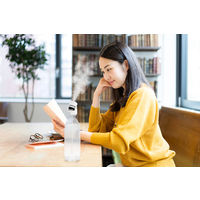 トップランド ペットボトル加湿器 ムーブ SH-MV50 WT 角度調節可能 USB電源 有線リモコン 加湿量50ml/h ホワイト