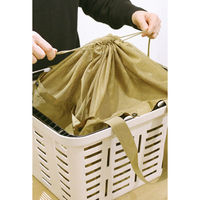 クレエ PG パッカブルショッピングバスケットバッグ オリーブ 98204-0016 1個