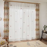 スミノエ ピーナッツ レースカーテン バルーントリップ 100×198cm 4549781264462 1枚