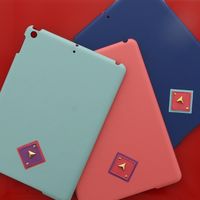 MSソリューションズ iPad 2017 9.7inch オルテガパターンPUレザーケース/グリーン LP-IPP9LUSGR 1個