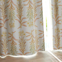 スミノエ デザインライフ セミオーダー カーテン グラッセ 2000×2150mm イエロー 1セット(2枚入)（直送品）