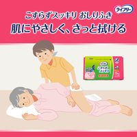【おしりふき】【大人用/流せない】ライフリー　らくらくおしりふき　やわらか厚手　1セット(72枚入×6パック)　ユニ・チャーム