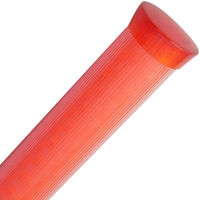 小野商事 LED誘導灯 赤色 LED6個 点滅・点灯切替 90541 1セット(1本×10)