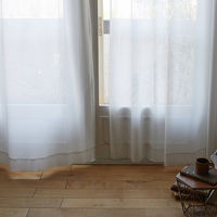 スミノエ デザインライフ セミオーダー レースカーテン グラース 2300×2090mm ナチュラルホワイト 1セット(2枚入)（直送品）