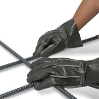 小野商事 牛本革作業手袋 背縫い ジャスピー AG490 1セット(2双)