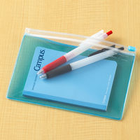 コクヨ ソフトクリヤーケース＜クリヤー＆カラー＞（マチなし クケ-5316LB 1個