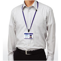 コクヨ 吊り下げ名札セット PETケース 青 ナフ-S185B 1個