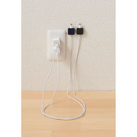 リヒトラブ ケーブルホルダー ブラック A7758-24 1セット(2個)（直送品）