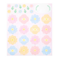 デザインフィル カラー色紙 シール付 花 33244006 1セット(2個)