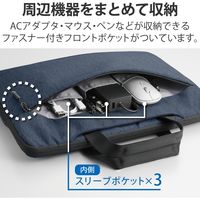 エレコム Surface Laptop 4/インナーバッグ/13.5inch/ネイビー BM-IBMSL2113NV 1個