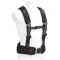 TJMデザイン タジマ セフサスペンダーS フリーサイズ 黒 SFSSF-BK 1個(1着) 682-9931（直送品）