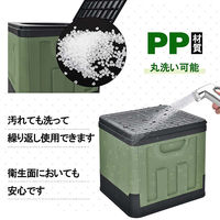 万方商事 防災用 抗菌簡易トイレ 12回分 グレー sg049-hu 1S(12袋)（直送品）