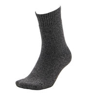 【靴下】 コーコス信岡 暖濃密ソックスクルー 先丸 3P モクアソート F SE3204 1セット（3足組）