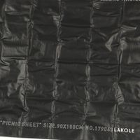 レジャーシート ブラック LAKOLE/ラコレ