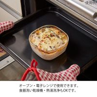 HARIO 耐熱ガラス製保存容器・角600 6個×4セット KST-60-TW 1箱(24個) 64-2322-19（直送品）