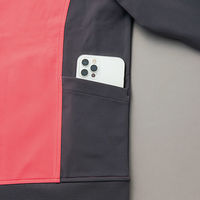 アイトス ニットジャケット ピンク/チャコール M 2877-160-M 2877 1着（直送品）