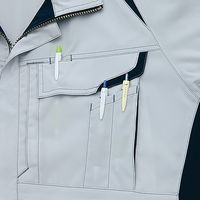 アイトス 長袖ブルゾン シルバーグレー M 1930-003-M 1930 1着（直送品）