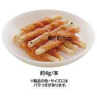 ペティオ 素材そのまま 天然牛皮とササミの歯みがきガム ササミ巻き 野菜入り 超小型犬～中型犬用 40本入（20本×2袋）1袋 犬用 おやつ