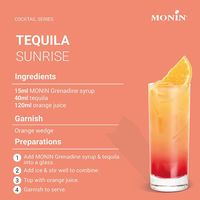 業務用 割り材 モナン グレナディン・シロップ 700ml 3本 MONIN 割材 ドリンクベース フレーバーシロップ