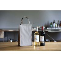 保冷スクエアバック maneuver S 5L ベージュ 1個 開いたまま自立する シービージャパン