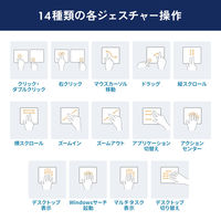 サンワサプライ Bluetoothタッチパッド MA-PB521LGM 1個