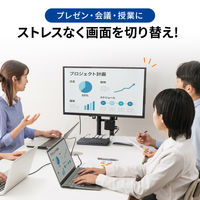 サンワサプライ 4入力1出力HDMI切替器(4K対応/シームレス切替/リモコン付き) SW-UHD41RSL 1個