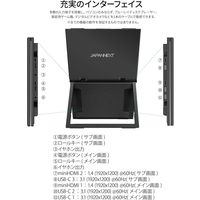 JAPANNEXT 14インチ デュアルモバイルモニター JNーDMDーIPS14WX 1台